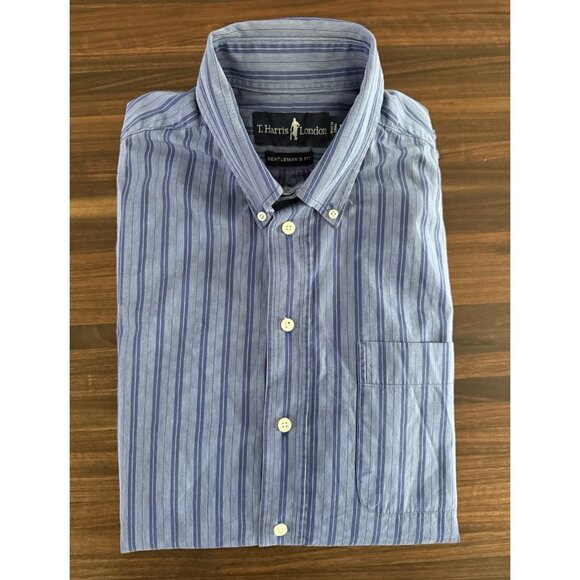 T. Harris London Gentlemens Fit Long Sleeve Button Down Size M - Picture 1 of 6